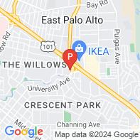 View Map of 1950 University Avenue,East Palo Alto,CA,94303